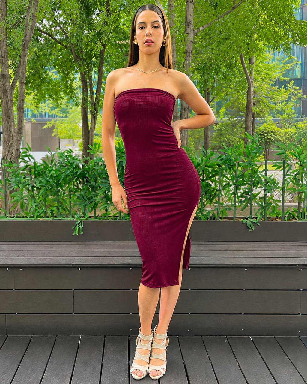 Vestido Cleo Strapless de Seng - foto 20