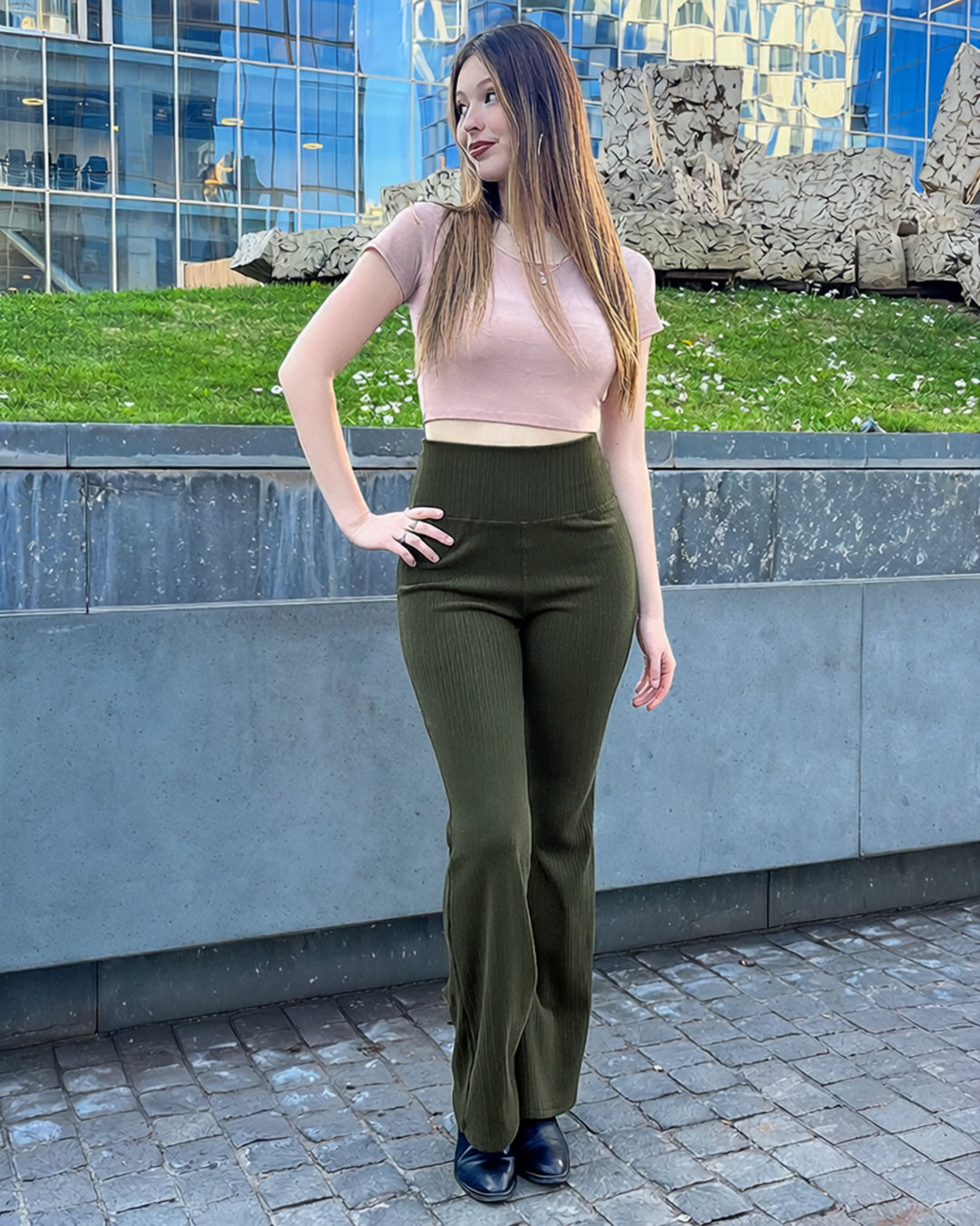 Pantalón Siena color verde - Seng
