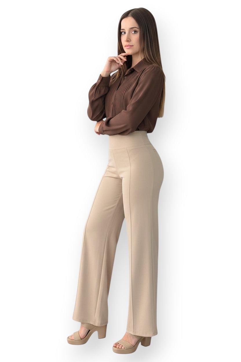 Palazzo Suede Gamuza color blanco invierno - Seng
