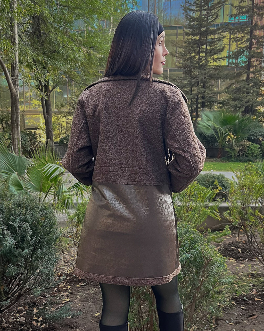 Abrigo Reversible Contraste
